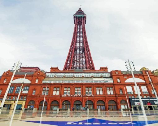 England Blackpool Tower Paint By Number