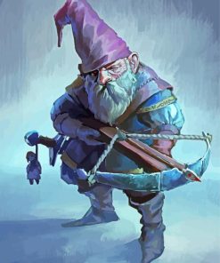 Fantasy Gnome Art Paint By Number