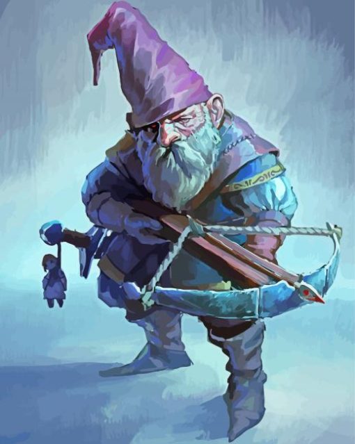 Fantasy Gnome Art Paint By Number