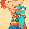 Ferb Fletcher And Perry The Platypus Paint By Number