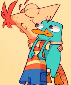 Ferb Fletcher And Perry The Platypus Paint By Number