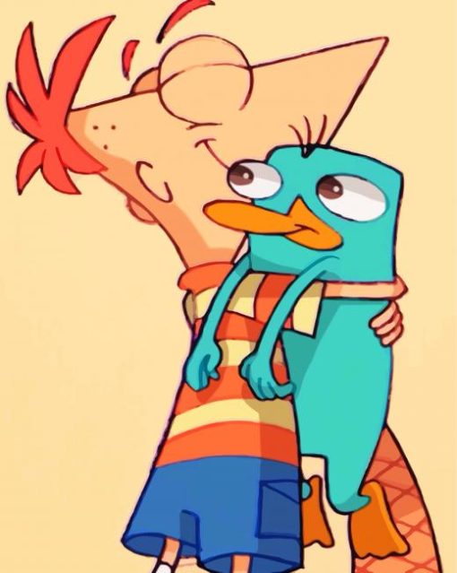 Ferb Fletcher And Perry The Platypus Paint By Number