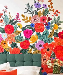 Flower Murals Paint By Number