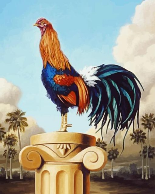 Gamecock Art Paint By Number