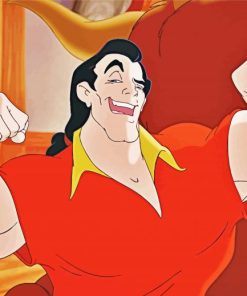 Gaston Muscles Paint By Number