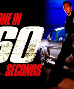 Gone In 60 Seconds Movie Poster Paint By Number