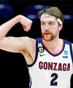 Gonzaga Bulldogs Basketball Player Paint By Number