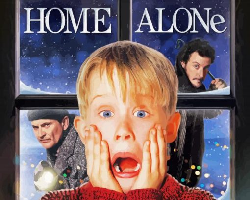 Home Alone Movie Poster Paint By Number