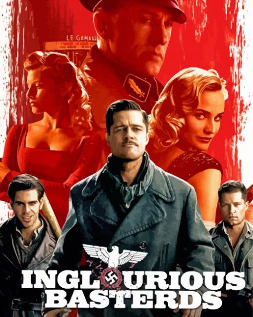 Inglourious basterds Film Poster Paint By Number