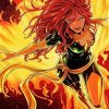 Jean Grey Hero Paint By Number