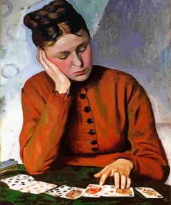 La Tireuse De Cartes By Frederic Bazille Paint By Number