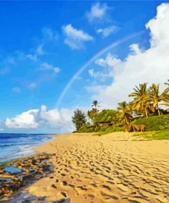 Lanikai Beach Oahu Paint By Number