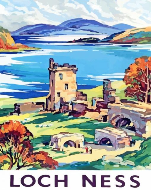 Loch Ness Scotland Paint By Number