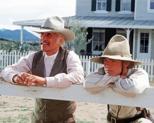 Lonesome Dove Movie Characters paint By Number