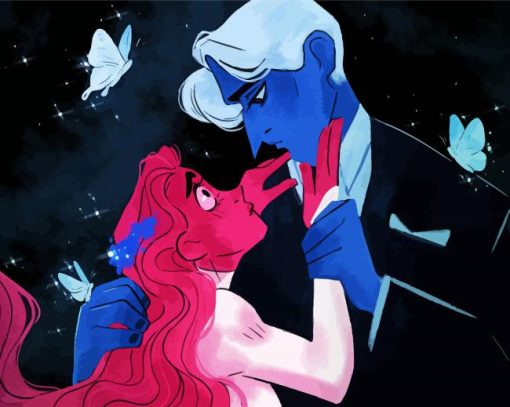 Lore Olympus Persephone And Hades Paint By Number