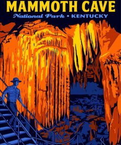 Mammoth Cave National Park Art Paint By Number