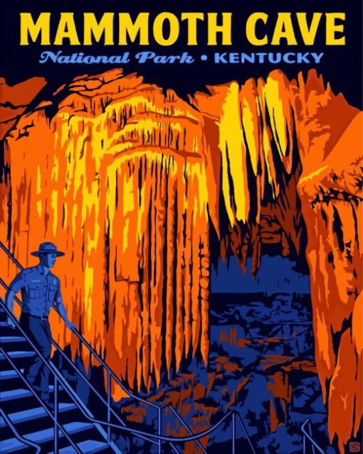 Mammoth Cave National Park Art Paint By Number