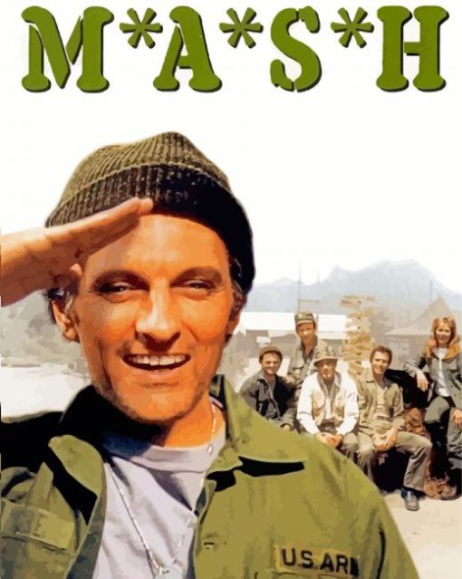 Mash Sitcom Poster Paint By Number