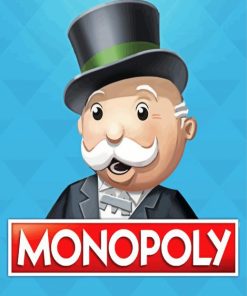 Monopoly Man Paint By Number