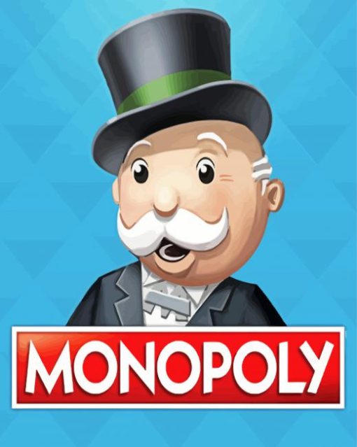 Monopoly Man Paint By Number