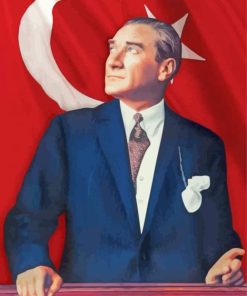 Mustafa Kemel Ataturk Paint By Number