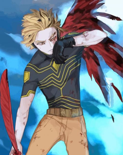 My Hero Academia Hawks Paint By Number