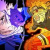 Naruto Vs Sasuke Fight Paint By Number