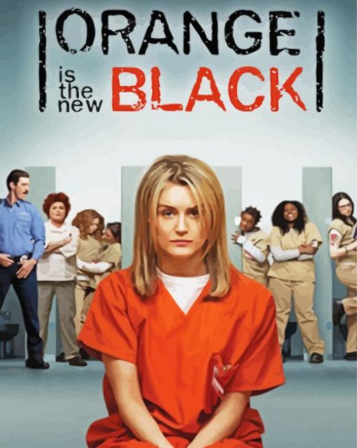 Orange Is The New Black Movie Poster Paint By Number