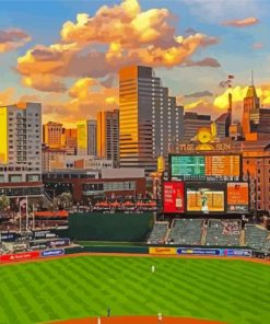 Orioles Park At Camden Yards Stadium Paint By Number