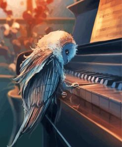 Owl Piano Paint By Number