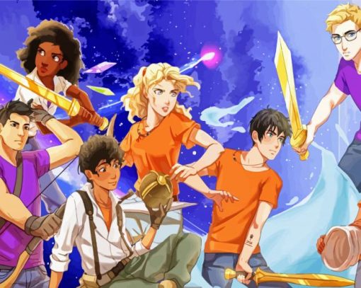 Percy Jackson And The Seven Paint By Number