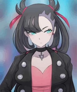 Pokemon Sword And Shield Marnie Paint By Number