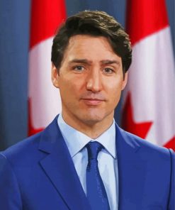 Prime Minister Justin Trudeau Paint By Number