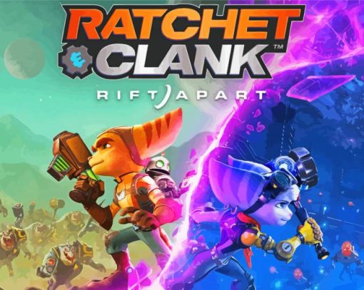 Ratchet And Clank Poster Paint By Number