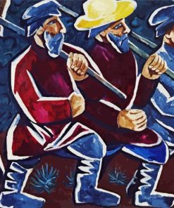 Reapers By Natalia Goncharova Paint By Number