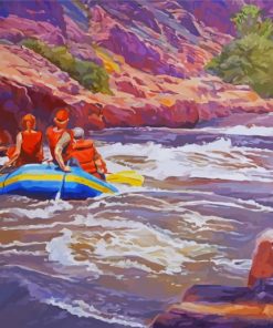 River Rafting With Friends Paint By Number