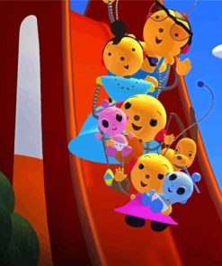 Rolie Polie Olie Cartoon Characters Paint By Number