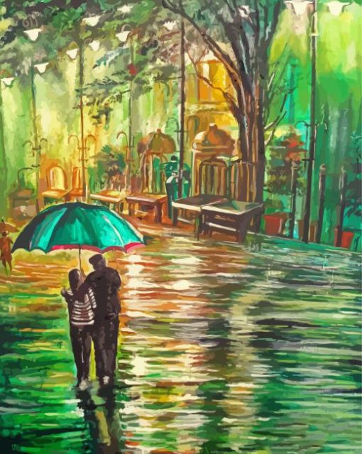 Romance Rain Artwork Paint By Number