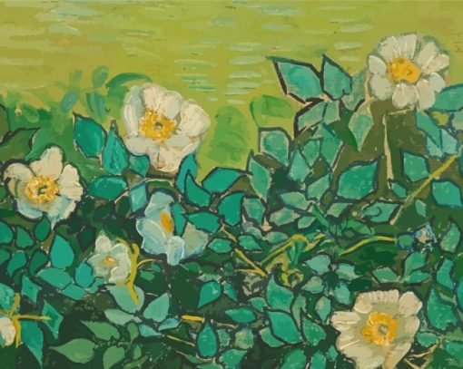 Roses By Van Gogh Paint By Number