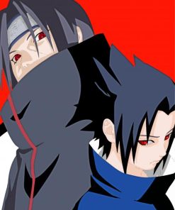 Sasuke And Itachi Characters Paint By Number