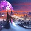 Science Fiction Landscape Paint By Number