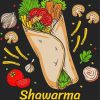 Shawarma Art Paint By Number