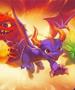 Skylander Game Art Paint By Number