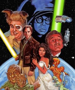 Spaceballs Illustration Paint By Number