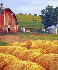 Summer Farm Harvest Paint By Number