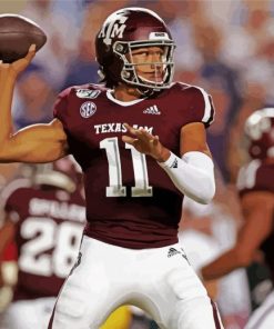 Texa A M Aggies Football Player Paint By Number