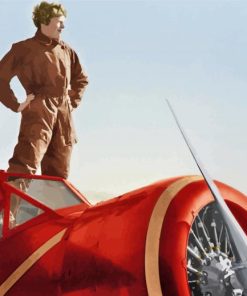 The Aviator Amelia Earhart Paint By Number