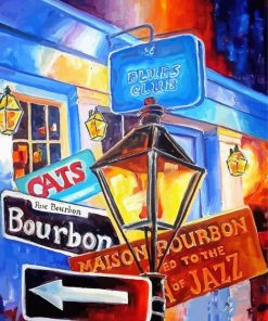 The Bourbon Street New Orleans Paint By Number