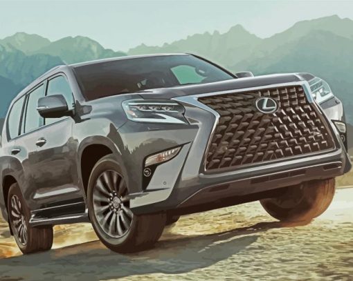 The Lexus Gx Car Paint By Number