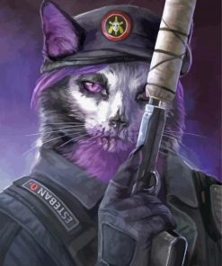 The Police Cat Paint By Number